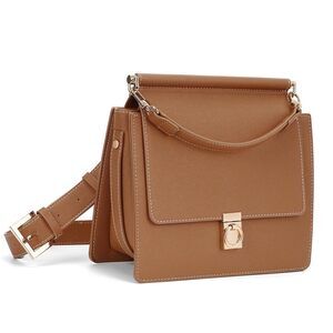 Patent Textured Purses Handbags Dome Satchel Bag Office Bag Structu Strap